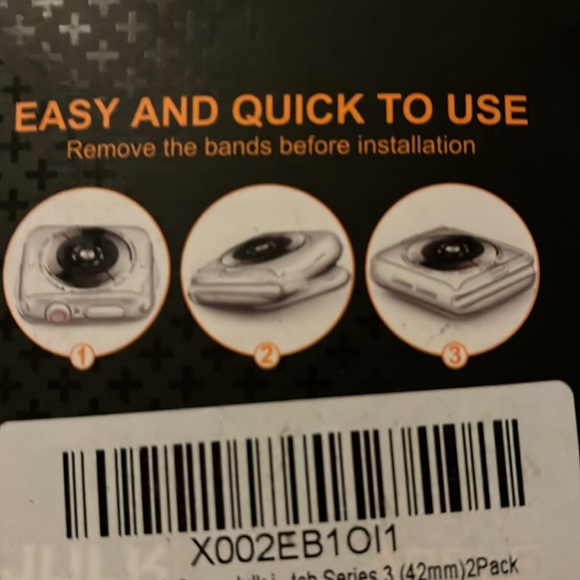 Apple watch 3 Case (JULK) clear (2) - Picture 2 of 6